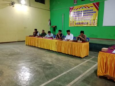 SOSIALISASI DAN PEMBENTUKAN PANITIA PENJARINGAN, PENYARINGAN DAN PENGANGKATAN PERANGKAT DESA 