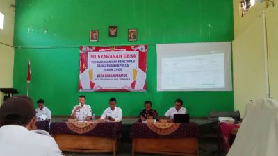 BELANJA DESA DITAKSIR MENCAPAI ± 2,18 M, RKPDESA TAHUN 2025 DESA GROGOLPENATUS DITETAPKAN